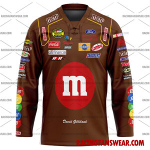 David Gilliland Nascar Racing 2007 Uniform Apparel Clothes Baseball Jersey Hockey Jersey 3 Nascar store - Loyal fans of David Gilliland's Men's Baseball Jersey,Women's Baseball Jersey,Kid's Baseball Jersey,Men's Hockey Jerseys,WoMen's Hockey Jerseys,Youth's Hockey Jerseys:vintage nascar racing suit,uniform,apparel,shirts,merch,merchandise,jersey,hoodie,jackets,shorts,sweatshirt,outfits,clothes