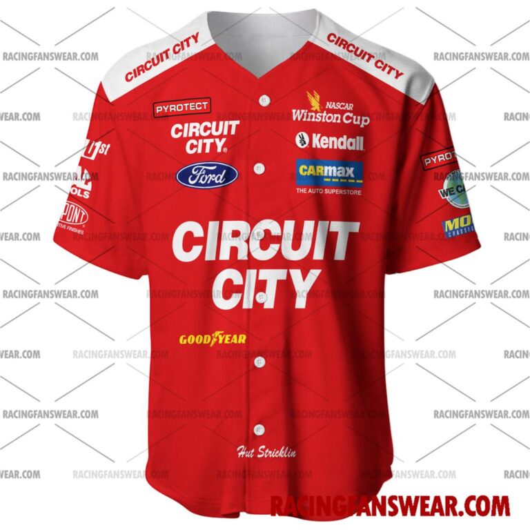 Nascar store - Loyal fans of Hut Stricklin's Men's Baseball Jersey,Women's Baseball Jersey,Kid's Baseball Jersey,Men's Hockey Jerseys,WoMen's Hockey Jerseys,Youth's Hockey Jerseys:vintage nascar racing suit,uniform,apparel,shirts,merch,merchandise,jersey,hoodie,jackets,shorts,sweatshirt,outfits,clothes