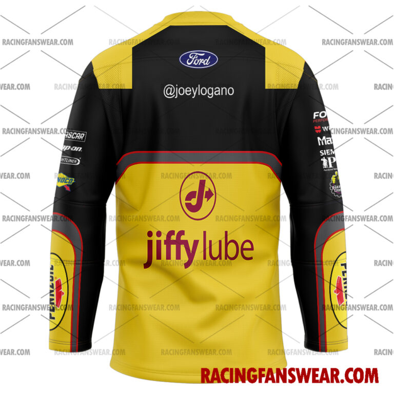 Nascar store - Loyal fans of Joey Logano's Men's Baseball Jersey,Women's Baseball Jersey,Kid's Baseball Jersey,Men's Hockey Jerseys,WoMen's Hockey Jerseys,Youth's Hockey Jerseys:vintage nascar racing suit,uniform,apparel,shirts,merch,merchandise,jersey,hoodie,jackets,shorts,sweatshirt,outfits,clothes