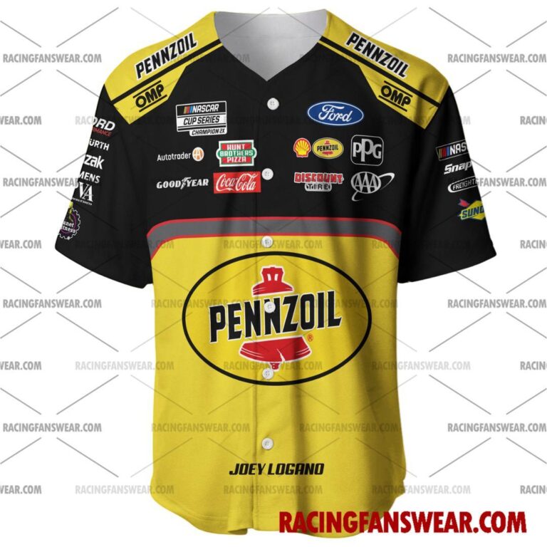 Nascar store - Loyal fans of Joey Logano's Men's Baseball Jersey,Women's Baseball Jersey,Kid's Baseball Jersey,Men's Hockey Jerseys,WoMen's Hockey Jerseys,Youth's Hockey Jerseys:vintage nascar racing suit,uniform,apparel,shirts,merch,merchandise,jersey,hoodie,jackets,shorts,sweatshirt,outfits,clothes