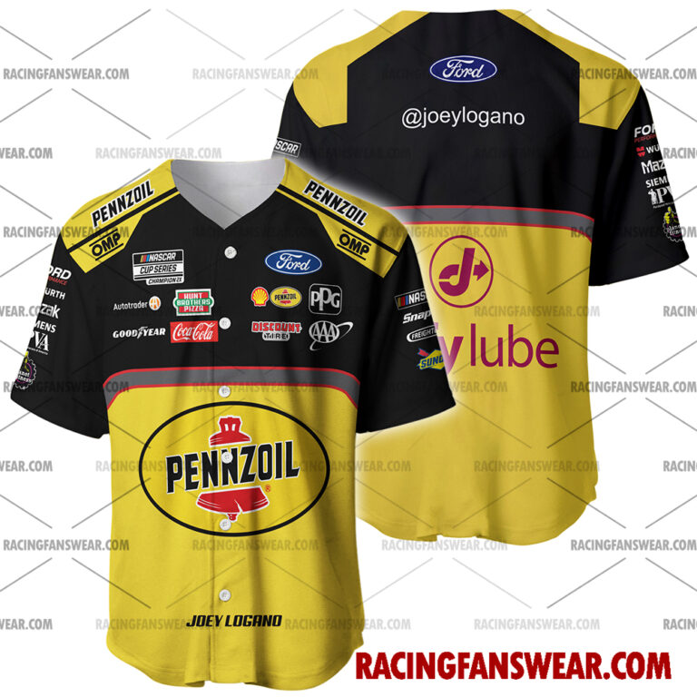 Nascar store - Loyal fans of Joey Logano's Men's Baseball Jersey,Women's Baseball Jersey,Kid's Baseball Jersey,Men's Hockey Jerseys,WoMen's Hockey Jerseys,Youth's Hockey Jerseys:vintage nascar racing suit,uniform,apparel,shirts,merch,merchandise,jersey,hoodie,jackets,shorts,sweatshirt,outfits,clothes