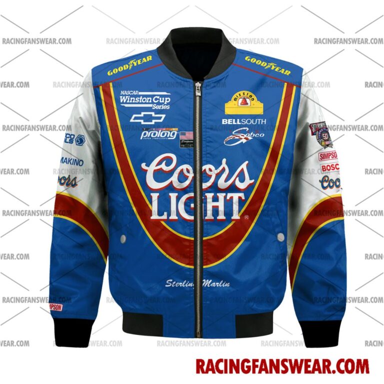 Nascar store - Loyal fans of Sterling Marlin's Bomber Jacket,Unisex Thick Coat,Unisex Sleeveless Hoodie,Unisex Hooded T-Shirt,Kid Sleeveless Hoodie,Kid Hooded T-Shirts,Kid Thick Coat:vintage nascar racing suit,uniform,apparel,shirts,merch,merchandise,jersey,hoodie,jackets,shorts,sweatshirt,outfits,clothes