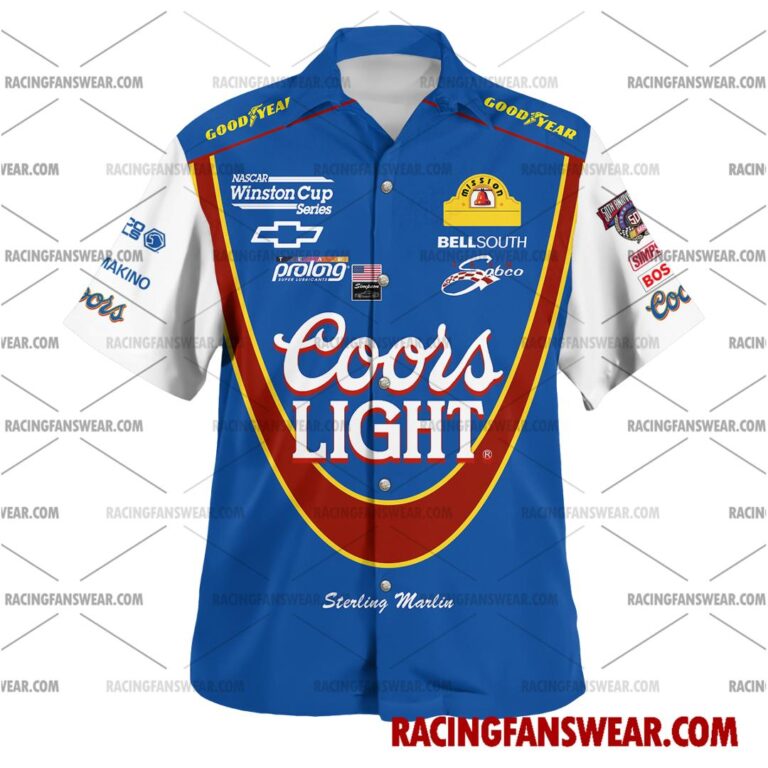 Nascar store - Loyal fans of Sterling Marlin's Unisex Hawaiian Shirt,Unisex Polo Shirt,Kid Hawaiian Shirt,Kid Polo Shirt:vintage nascar racing suit,uniform,apparel,shirts,merch,merchandise,jersey,hoodie,jackets,shorts,sweatshirt,outfits,clothes