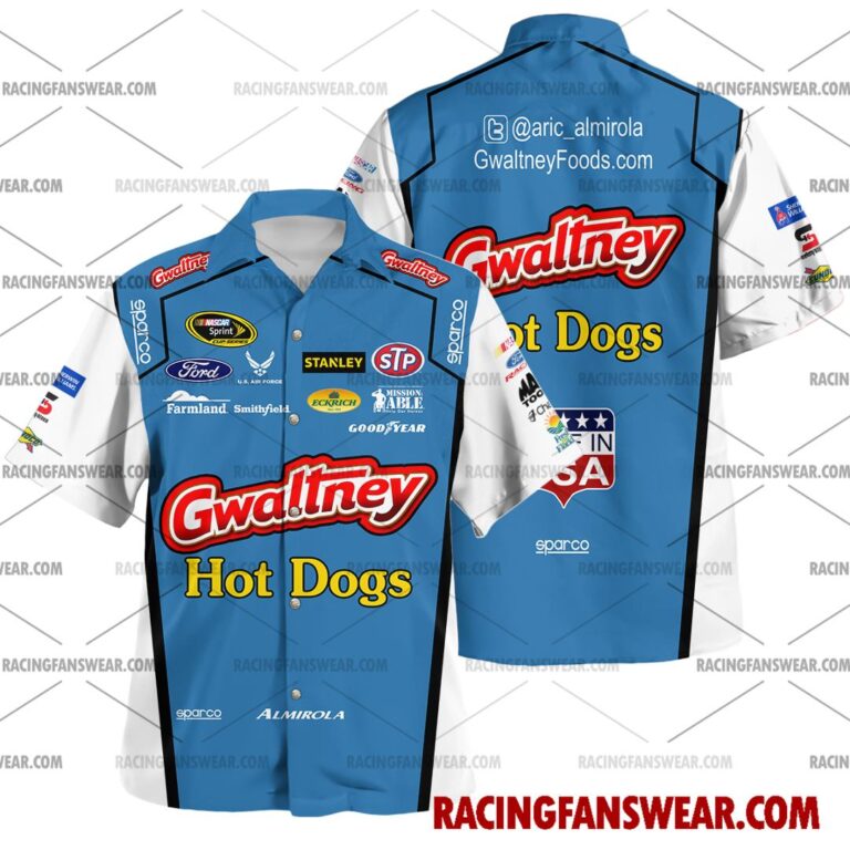 Nascar store - Loyal fans of Aric Almirola's Unisex Hawaiian Shirt,Unisex Polo Shirt,Kid Hawaiian Shirt,Kid Polo Shirt:vintage nascar racing suit,uniform,apparel,shirts,merch,merchandise,jersey,hoodie,jackets,shorts,sweatshirt,outfits,clothes