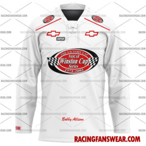Bobby Allison Nascar Racing 2004 Uniform Apparel Clothes Baseball Jersey Hockey Jersey 3 Nascar store - Loyal fans of Bobby Allison's Men's Baseball Jersey,Women's Baseball Jersey,Kid's Baseball Jersey,Men's Hockey Jerseys,WoMen's Hockey Jerseys,Youth's Hockey Jerseys:vintage nascar racing suit,uniform,apparel,shirts,merch,merchandise,jersey,hoodie,jackets,shorts,sweatshirt,outfits,clothes