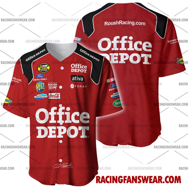 Nascar store - Loyal fans of Carl Edwards's Men's Baseball Jersey,Women's Baseball Jersey,Kid's Baseball Jersey,Men's Hockey Jerseys,WoMen's Hockey Jerseys,Youth's Hockey Jerseys:vintage nascar racing suit,uniform,apparel,shirts,merch,merchandise,jersey,hoodie,jackets,shorts,sweatshirt,outfits,clothes