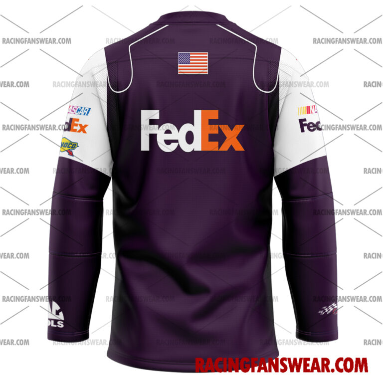 Nascar store - Loyal fans of Denny Hamlin's Men's Baseball Jersey,Women's Baseball Jersey,Kid's Baseball Jersey,Men's Hockey Jerseys,WoMen's Hockey Jerseys,Youth's Hockey Jerseys:vintage nascar racing suit,uniform,apparel,shirts,merch,merchandise,jersey,hoodie,jackets,shorts,sweatshirt,outfits,clothes