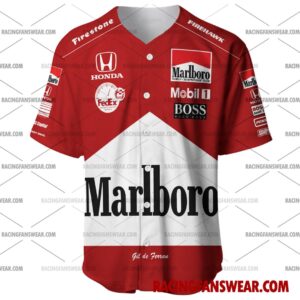 Gil de Ferran IndyCar Racing 2000 Uniform Apparel Clothes Baseball Jersey Hockey Jersey 1 IndyCar store - Loyal fans of Gil de Ferran's Men's Baseball Jersey,Women's Baseball Jersey,Kid's Baseball Jersey,Men's Hockey Jerseys,WoMen's Hockey Jerseys,Youth's Hockey Jerseys:Vintage indycar racing suit,uniform,apparel,shirts,merch,merchandise,jersey,hoodie,jackets,shorts,sweatshirt,outfits,clothes