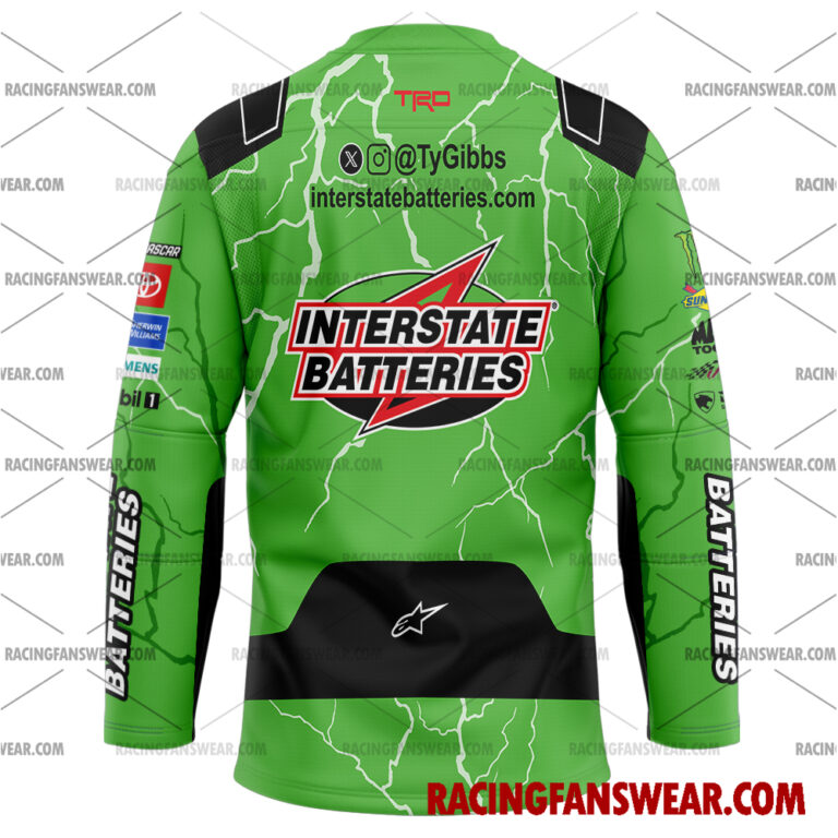 Nascar store - Loyal fans of Ty Gibbs's Men's Baseball Jersey,Women's Baseball Jersey,Kid's Baseball Jersey,Men's Hockey Jerseys,WoMen's Hockey Jerseys,Youth's Hockey Jerseys:vintage nascar racing suit,uniform,apparel,shirts,merch,merchandise,jersey,hoodie,jackets,shorts,sweatshirt,outfits,clothes