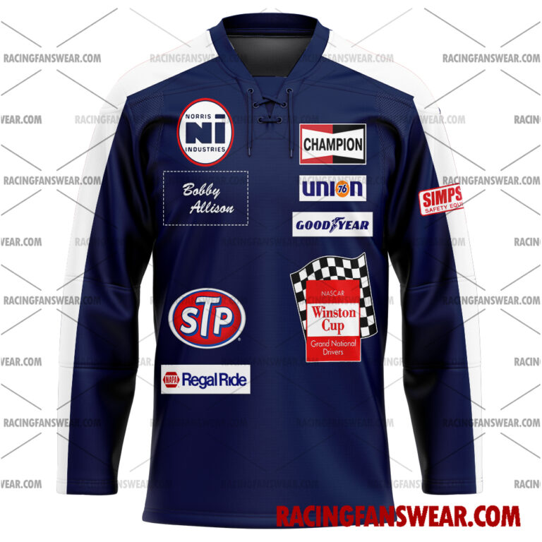 Nascar store - Loyal fans of Bobby Allison's Men's Baseball Jersey,Women's Baseball Jersey,Kid's Baseball Jersey,Men's Hockey Jerseys,WoMen's Hockey Jerseys,Youth's Hockey Jerseys:vintage nascar racing suit,uniform,apparel,shirts,merch,merchandise,jersey,hoodie,jackets,shorts,sweatshirt,outfits,clothes