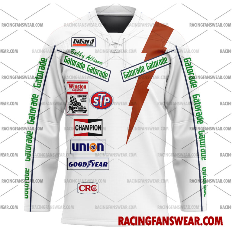 Nascar store - Loyal fans of Bobby Allison's Men's Baseball Jersey,Women's Baseball Jersey,Kid's Baseball Jersey,Men's Hockey Jerseys,WoMen's Hockey Jerseys,Youth's Hockey Jerseys:vintage nascar racing suit,uniform,apparel,shirts,merch,merchandise,jersey,hoodie,jackets,shorts,sweatshirt,outfits,clothes