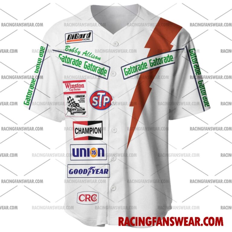 Nascar store - Loyal fans of Bobby Allison's Men's Baseball Jersey,Women's Baseball Jersey,Kid's Baseball Jersey,Men's Hockey Jerseys,WoMen's Hockey Jerseys,Youth's Hockey Jerseys:vintage nascar racing suit,uniform,apparel,shirts,merch,merchandise,jersey,hoodie,jackets,shorts,sweatshirt,outfits,clothes