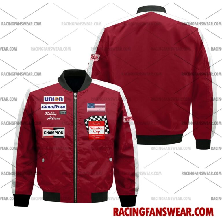 Nascar store - Loyal fans of Bobby Allison's Bomber Jacket,Unisex Thick Coat,Unisex Sleeveless Hoodie,Unisex Hooded T-Shirt,Kid Sleeveless Hoodie,Kid Hooded T-Shirts,Kid Thick Coat:vintage nascar racing suit,uniform,apparel,shirts,merch,merchandise,jersey,hoodie,jackets,shorts,sweatshirt,outfits,clothes