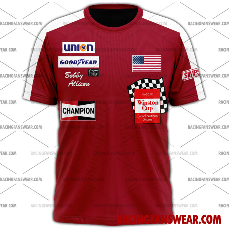 Nascar store - Loyal fans of Bobby Allison's Unisex Hoodie,Unisex Pop Top Hoodie,Unisex Zip Hoodie,Unisex T-Shirt,Unisex Sweatshirt,Unisex Long Pants,Kid Hoodie,Kid Zip Hoodie,Kid T-Shirt,Kid Sweatshirt,Kid Long Pants:vintage nascar racing suit,uniform,apparel,shirts,merch,merchandise,jersey,hoodie,jackets,shorts,sweatshirt,outfits,clothes