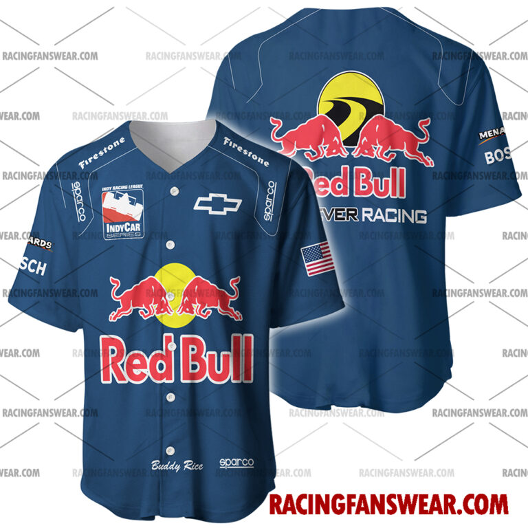 IndyCar store - Loyal fans of Buddy Rice's Men's Baseball Jersey,Women's Baseball Jersey,Kid's Baseball Jersey,Men's Hockey Jerseys,WoMen's Hockey Jerseys,Youth's Hockey Jerseys:Vintage indycar racing suit,uniform,apparel,shirts,merch,merchandise,jersey,hoodie,jackets,shorts,sweatshirt,outfits,clothes