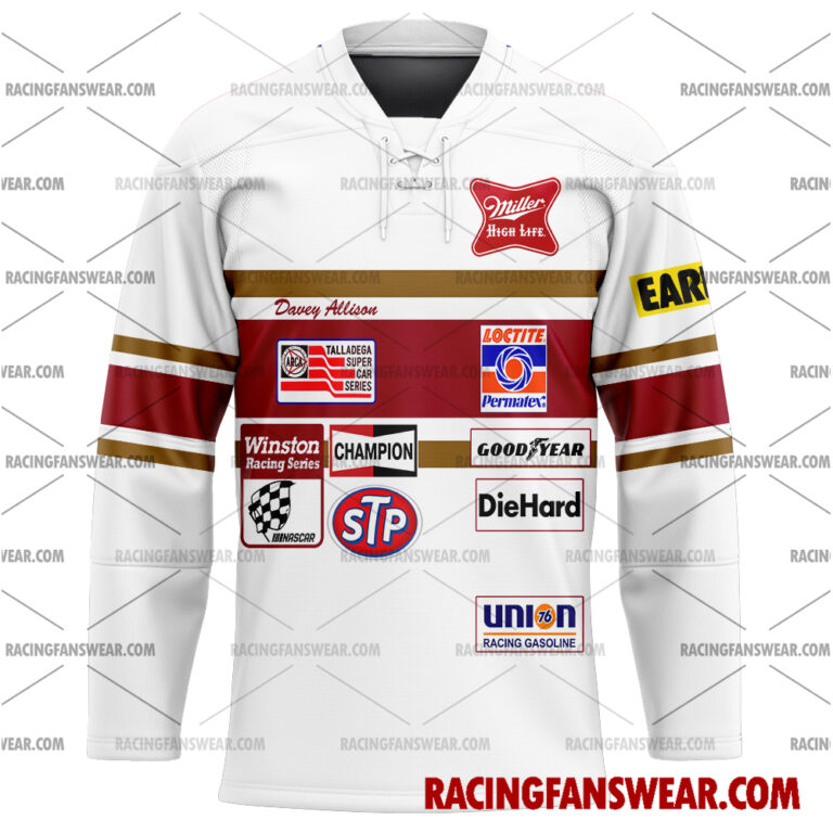 Nascar store - Loyal fans of Davey Allison's Men's Baseball Jersey,Women's Baseball Jersey,Kid's Baseball Jersey,Men's Hockey Jerseys,WoMen's Hockey Jerseys,Youth's Hockey Jerseys:vintage nascar racing suit,uniform,apparel,shirts,merch,merchandise,jersey,hoodie,jackets,shorts,sweatshirt,outfits,clothes