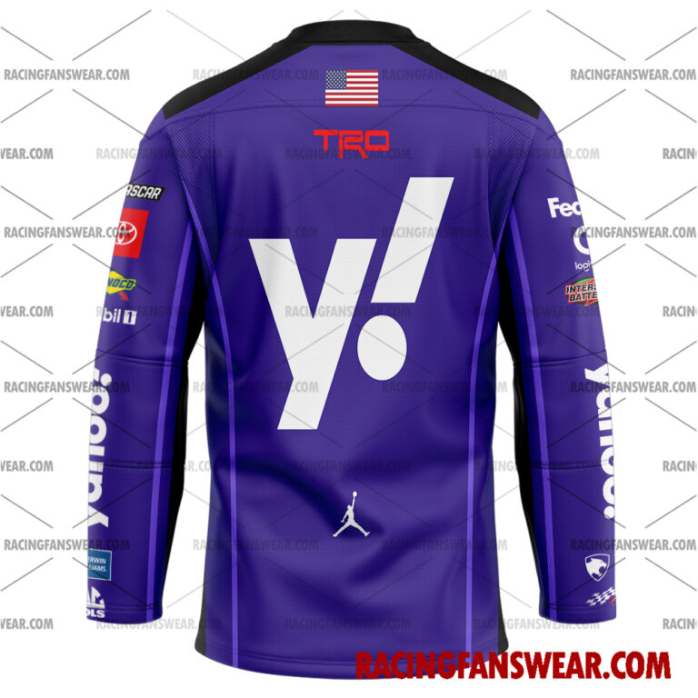 Nascar store - Loyal fans of Denny Hamlin's Men's Baseball Jersey,Women's Baseball Jersey,Kid's Baseball Jersey,Men's Hockey Jerseys,WoMen's Hockey Jerseys,Youth's Hockey Jerseys:vintage nascar racing suit,uniform,apparel,shirts,merch,merchandise,jersey,hoodie,jackets,shorts,sweatshirt,outfits,clothes