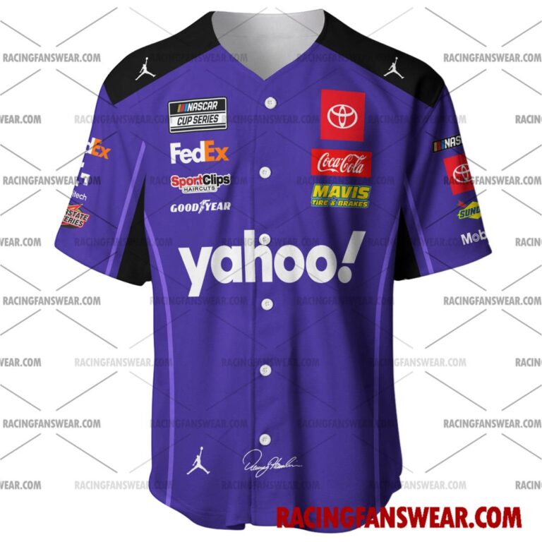 Nascar store - Loyal fans of Denny Hamlin's Men's Baseball Jersey,Women's Baseball Jersey,Kid's Baseball Jersey,Men's Hockey Jerseys,WoMen's Hockey Jerseys,Youth's Hockey Jerseys:vintage nascar racing suit,uniform,apparel,shirts,merch,merchandise,jersey,hoodie,jackets,shorts,sweatshirt,outfits,clothes