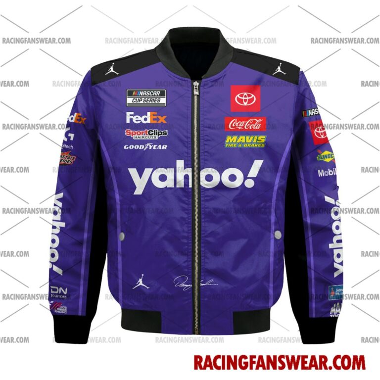 Nascar store - Loyal fans of Denny Hamlin's Bomber Jacket,Unisex Thick Coat,Unisex Sleeveless Hoodie,Unisex Hooded T-Shirt,Kid Sleeveless Hoodie,Kid Hooded T-Shirts,Kid Thick Coat:vintage nascar racing suit,uniform,apparel,shirts,merch,merchandise,jersey,hoodie,jackets,shorts,sweatshirt,outfits,clothes