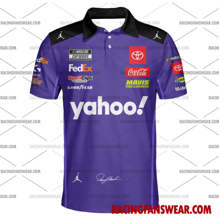 Nascar store - Loyal fans of Denny Hamlin's Unisex Hawaiian Shirt,Unisex Polo Shirt,Kid Hawaiian Shirt,Kid Polo Shirt:vintage nascar racing suit,uniform,apparel,shirts,merch,merchandise,jersey,hoodie,jackets,shorts,sweatshirt,outfits,clothes