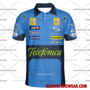 Fernando Alonso Formula One Racing 2004 Uniform Apparel Clothes Hawaiian Polo Shirts 4 Formula One store - Loyal fans of Fernando Alonso's Unisex Hawaiian Shirt,Unisex Polo Shirt,Kid Hawaiian Shirt,Kid Polo Shirt:vintage formula one racing suit,uniform,apparel,shirts,merch,merchandise,jersey,hoodie,jackets,shorts,sweatshirt,outfits,clothes