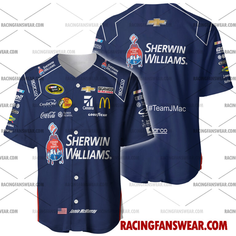 Nascar store - Loyal fans of Jamie McMurray's Men's Baseball Jersey,Women's Baseball Jersey,Kid's Baseball Jersey,Men's Hockey Jerseys,WoMen's Hockey Jerseys,Youth's Hockey Jerseys:vintage nascar racing suit,uniform,apparel,shirts,merch,merchandise,jersey,hoodie,jackets,shorts,sweatshirt,outfits,clothes