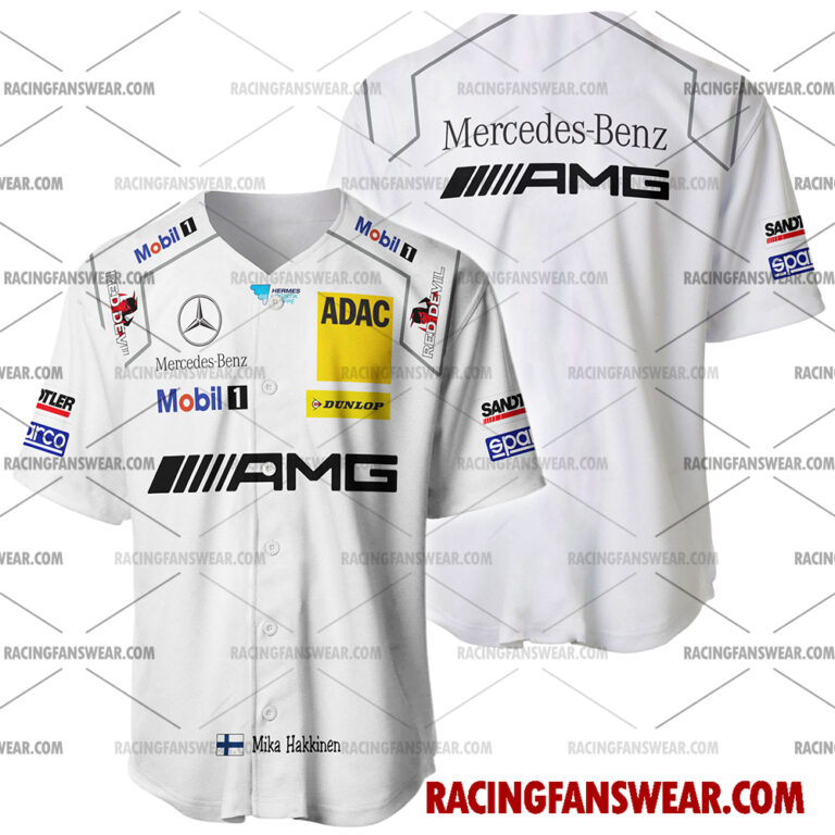 Formula One store - Loyal fans of Mika Hakkinen's Men's Baseball Jersey,Women's Baseball Jersey,Kid's Baseball Jersey,Men's Hockey Jerseys,WoMen's Hockey Jerseys,Youth's Hockey Jerseys:vintage formula one racing suit,uniform,apparel,shirts,merch,merchandise,jersey,hoodie,jackets,shorts,sweatshirt,outfits,clothes