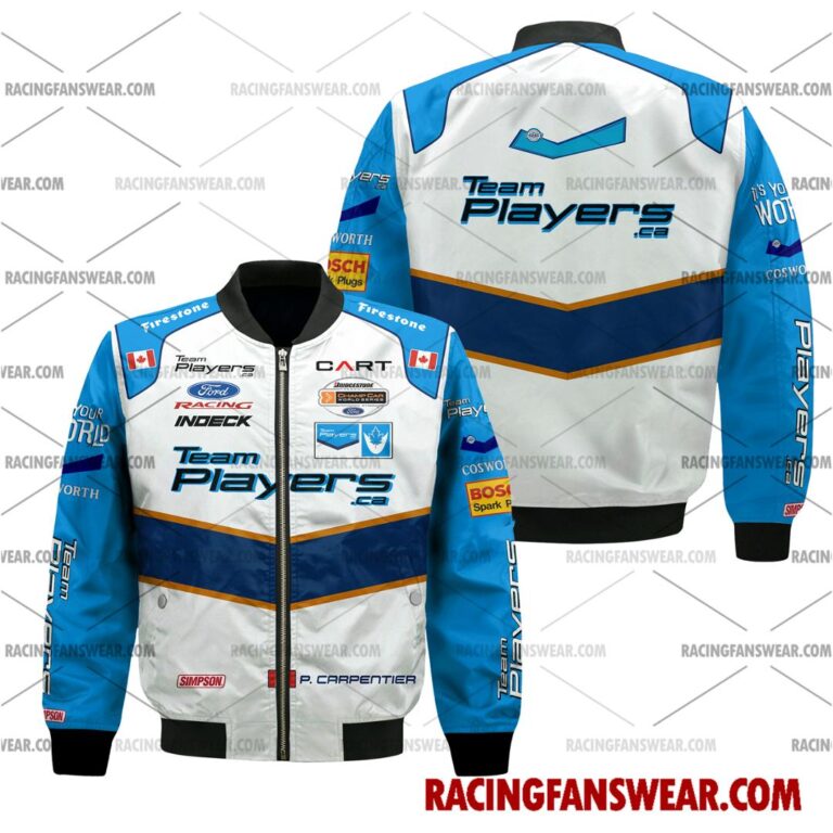 IndyCar store - Loyal fans of Patrick Carpentier's Bomber Jacket,Unisex Thick Coat,Unisex Sleeveless Hoodie,Unisex Hooded T-Shirt,Kid Sleeveless Hoodie,Kid Hooded T-Shirts,Kid Thick Coat:Vintage indycar racing suit,uniform,apparel,shirts,merch,merchandise,jersey,hoodie,jackets,shorts,sweatshirt,outfits,clothes