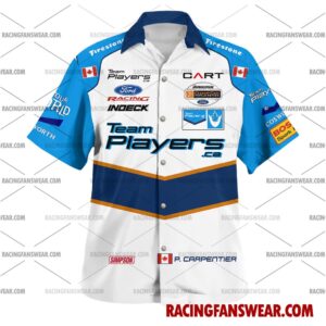 Patrick Carpentier IndyCar Racing 2001 Uniform Apparel Clothes Hawaiian Polo Shirts 1 IndyCar store - Loyal fans of Patrick Carpentier's Unisex Hawaiian Shirt,Unisex Polo Shirt,Kid Hawaiian Shirt,Kid Polo Shirt:Vintage indycar racing suit,uniform,apparel,shirts,merch,merchandise,jersey,hoodie,jackets,shorts,sweatshirt,outfits,clothes