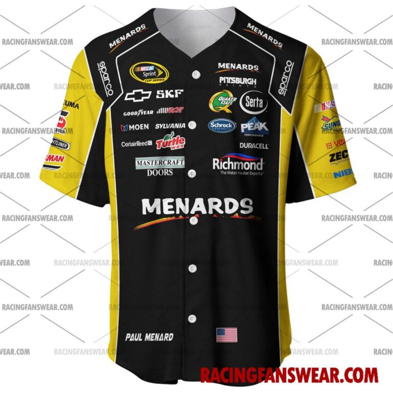 Nascar store - Loyal fans of Paul Menard's Men's Baseball Jersey,Women's Baseball Jersey,Kid's Baseball Jersey,Men's Hockey Jerseys,WoMen's Hockey Jerseys,Youth's Hockey Jerseys:vintage nascar racing suit,uniform,apparel,shirts,merch,merchandise,jersey,hoodie,jackets,shorts,sweatshirt,outfits,clothes