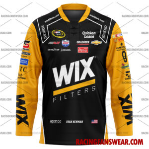 Ryan Newman Nascar Racing 2015 Uniform Apparel Clothes Baseball Jersey Hockey Jersey 3 Nascar store - Loyal fans of Ryan Newman's Men's Baseball Jersey,Women's Baseball Jersey,Kid's Baseball Jersey,Men's Hockey Jerseys,WoMen's Hockey Jerseys,Youth's Hockey Jerseys:vintage nascar racing suit,uniform,apparel,shirts,merch,merchandise,jersey,hoodie,jackets,shorts,sweatshirt,outfits,clothes