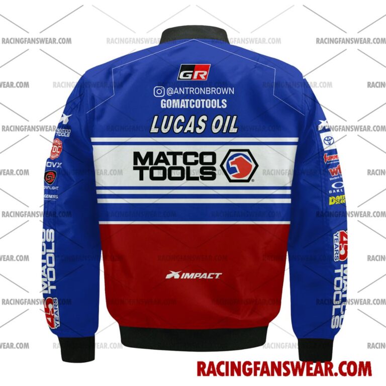 NHRA store - Loyal fans of Antron Brown's Bomber Jacket,Unisex Thick Coat,Unisex Sleeveless Hoodie,Unisex Hooded T-Shirt,Kid Sleeveless Hoodie,Kid Hooded T-Shirts,Kid Thick Coat:vintage NHRA racing suit,uniform,apparel,shirts,merch,merchandise,jersey,hoodie,jackets,shorts,sweatshirt,outfits,clothes