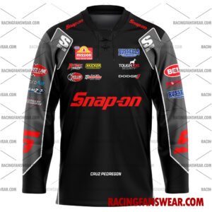 Cruz Pedregon NHRA Racing 2024 Uniform Apparel Clothes Baseball Jersey Hockey Jersey 3 NHRA store - Loyal fans of Cruz Pedregon's Men's Baseball Jersey,Women's Baseball Jersey,Kid's Baseball Jersey,Men's Hockey Jerseys,WoMen's Hockey Jerseys,Youth's Hockey Jerseys:vintage NHRA racing suit,uniform,apparel,shirts,merch,merchandise,jersey,hoodie,jackets,shorts,sweatshirt,outfits,clothes