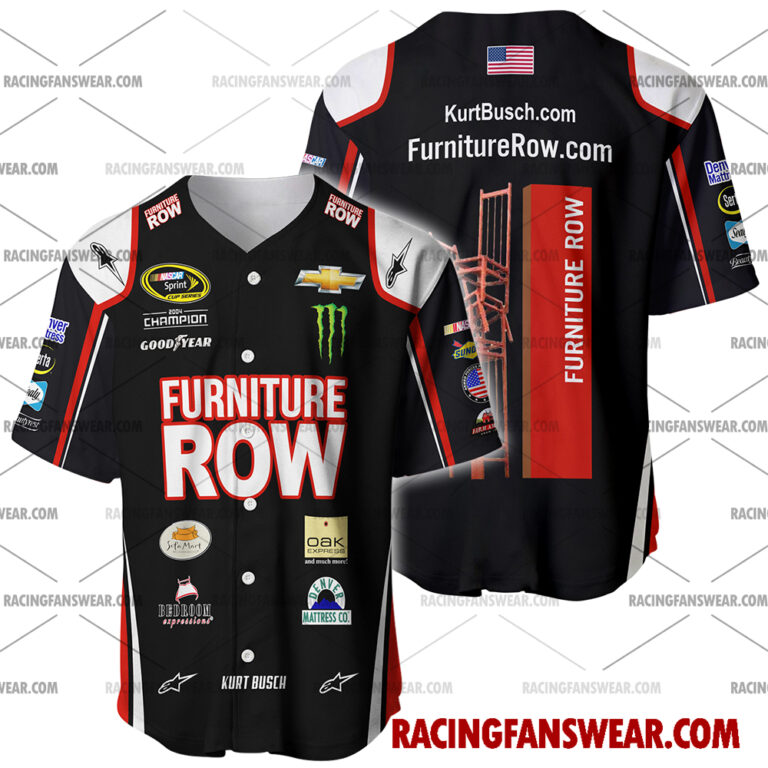 Nascar store - Loyal fans of Kurt Busch's Men's Baseball Jersey,Women's Baseball Jersey,Kid's Baseball Jersey,Men's Hockey Jerseys,WoMen's Hockey Jerseys,Youth's Hockey Jerseys:vintage nascar racing suit,uniform,apparel,shirts,merch,merchandise,jersey,hoodie,jackets,shorts,sweatshirt,outfits,clothes