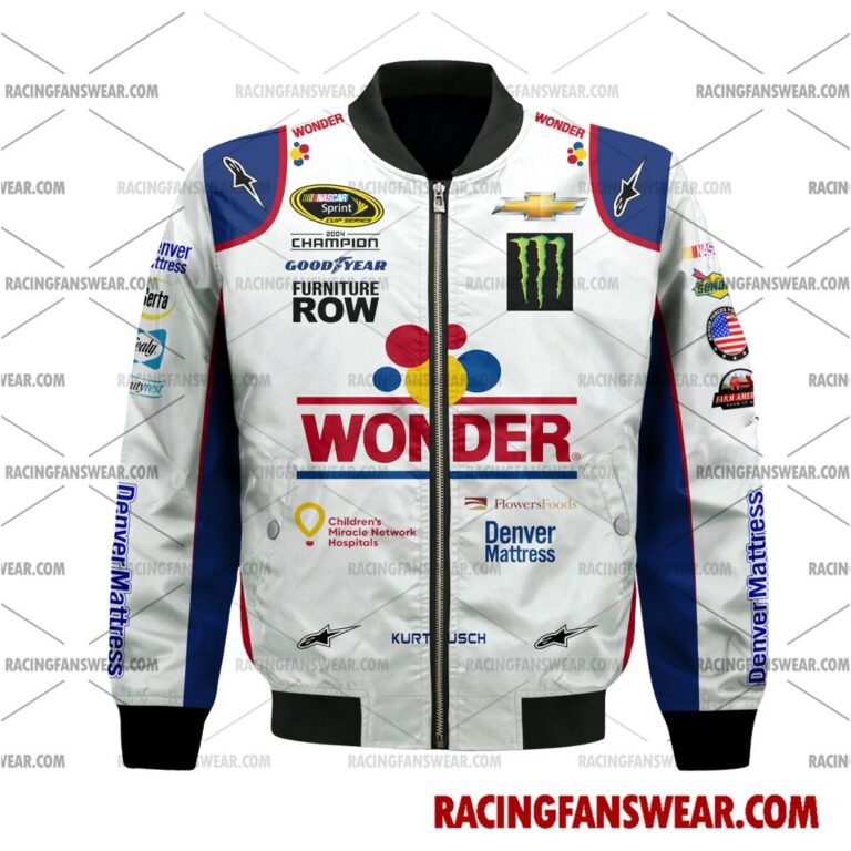Nascar store - Loyal fans of Kurt Busch's Bomber Jacket,Unisex Thick Coat,Unisex Sleeveless Hoodie,Unisex Hooded T-Shirt,Kid Sleeveless Hoodie,Kid Hooded T-Shirts,Kid Thick Coat:vintage nascar racing suit,uniform,apparel,shirts,merch,merchandise,jersey,hoodie,jackets,shorts,sweatshirt,outfits,clothes