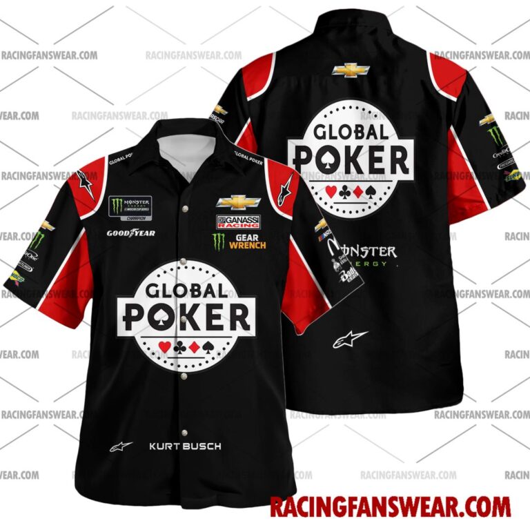 Nascar store - Loyal fans of Kurt Busch's Unisex Hawaiian Shirt,Unisex Polo Shirt,Kid Hawaiian Shirt,Kid Polo Shirt:vintage nascar racing suit,uniform,apparel,shirts,merch,merchandise,jersey,hoodie,jackets,shorts,sweatshirt,outfits,clothes