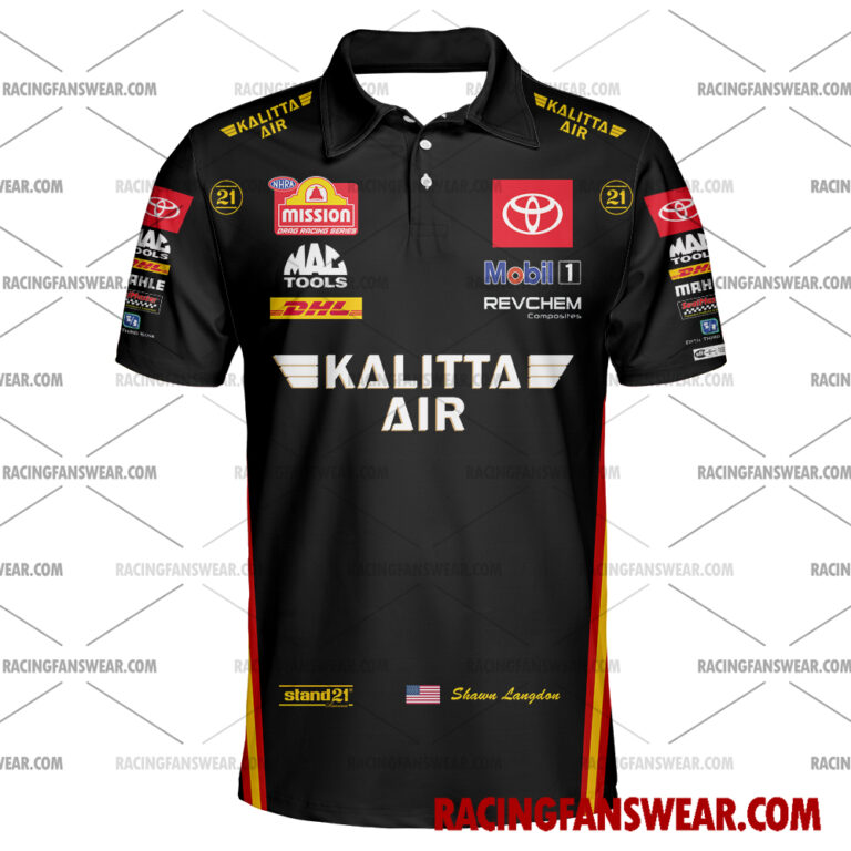 NHRA store - Loyal fans of Shawn Langdon's Unisex Hawaiian Shirt,Unisex Polo Shirt,Kid Hawaiian Shirt,Kid Polo Shirt:vintage NHRA racing suit,uniform,apparel,shirts,merch,merchandise,jersey,hoodie,jackets,shorts,sweatshirt,outfits,clothes