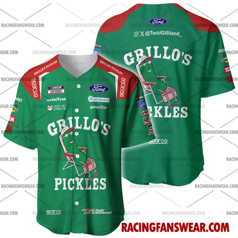 Nascar store - Loyal fans of Todd Gilliland's Men's Baseball Jersey,Women's Baseball Jersey,Kid's Baseball Jersey,Men's Hockey Jerseys,WoMen's Hockey Jerseys,Youth's Hockey Jerseys:vintage nascar racing suit,uniform,apparel,shirts,merch,merchandise,jersey,hoodie,jackets,shorts,sweatshirt,outfits,clothes