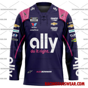 Nascar store - Loyal fans of Alex Bowman's Men's Baseball Jersey,Women's Baseball Jersey,Kid's Baseball Jersey,Men's Hockey Jerseys,WoMen's Hockey Jerseys,Youth's Hockey Jerseys:vintage nascar racing suit,uniform,apparel,shirts,merch,merchandise,jersey,hoodie,jackets,shorts,sweatshirt,outfits,clothes