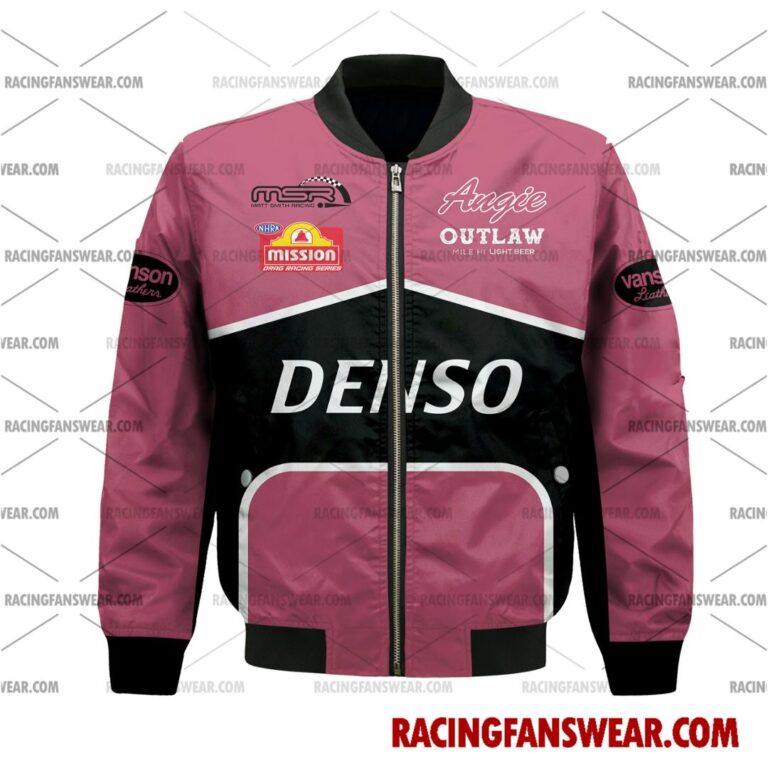 NHRA store - Loyal fans of Angie Smith's Bomber Jacket,Unisex Thick Coat,Unisex Sleeveless Hoodie,Unisex Hooded T-Shirt,Kid Sleeveless Hoodie,Kid Hooded T-Shirts,Kid Thick Coat:vintage NHRA racing suit,uniform,apparel,shirts,merch,merchandise,jersey,hoodie,jackets,shorts,sweatshirt,outfits,clothes