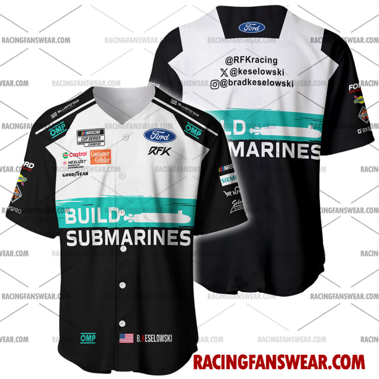 Nascar store - Loyal fans of Brad Keselowski's Men's Baseball Jersey,Women's Baseball Jersey,Kid's Baseball Jersey,Men's Hockey Jerseys,WoMen's Hockey Jerseys,Youth's Hockey Jerseys:vintage nascar racing suit,uniform,apparel,shirts,merch,merchandise,jersey,hoodie,jackets,shorts,sweatshirt,outfits,clothes