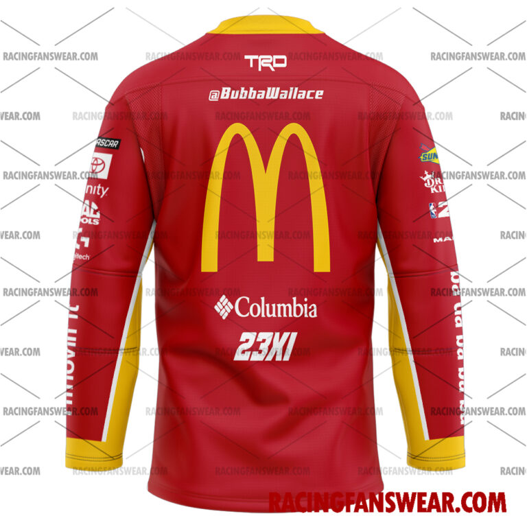 Nascar store - Loyal fans of Bubba Wallace's Men's Baseball Jersey,Women's Baseball Jersey,Kid's Baseball Jersey,Men's Hockey Jerseys,WoMen's Hockey Jerseys,Youth's Hockey Jerseys:vintage nascar racing suit,uniform,apparel,shirts,merch,merchandise,jersey,hoodie,jackets,shorts,sweatshirt,outfits,clothes