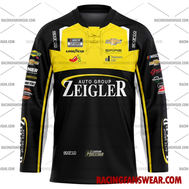 Nascar store - Loyal fans of Carson Hocevar's Men's Baseball Jersey,Women's Baseball Jersey,Kid's Baseball Jersey,Men's Hockey Jerseys,WoMen's Hockey Jerseys,Youth's Hockey Jerseys:vintage nascar racing suit,uniform,apparel,shirts,merch,merchandise,jersey,hoodie,jackets,shorts,sweatshirt,outfits,clothes