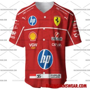 Charles Leclerc Formula One Racing 2025 Uniform Apparel Clothes Baseball Jersey Hockey Jersey 1 Formula One store - Loyal fans of Charles Leclerc's Men's Baseball Jersey,Women's Baseball Jersey,Kid's Baseball Jersey,Men's Hockey Jerseys,WoMen's Hockey Jerseys,Youth's Hockey Jerseys:vintage formula one racing suit,uniform,apparel,shirts,merch,merchandise,jersey,hoodie,jackets,shorts,sweatshirt,outfits,clothes