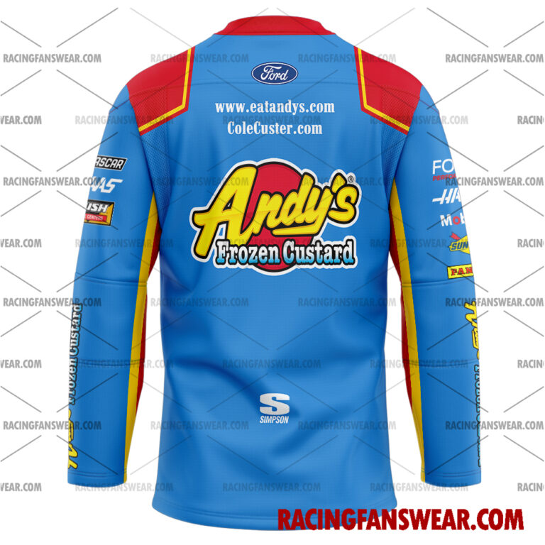 Nascar store - Loyal fans of Cole Custer's Men's Baseball Jersey,Women's Baseball Jersey,Kid's Baseball Jersey,Men's Hockey Jerseys,WoMen's Hockey Jerseys,Youth's Hockey Jerseys:vintage nascar racing suit,uniform,apparel,shirts,merch,merchandise,jersey,hoodie,jackets,shorts,sweatshirt,outfits,clothes