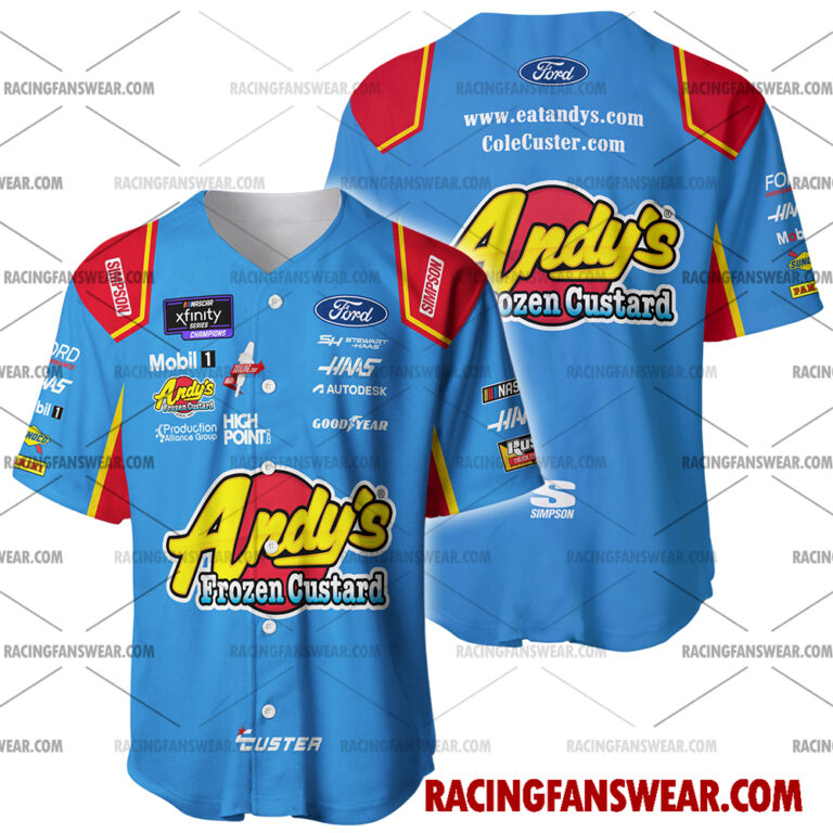 Nascar store - Loyal fans of Cole Custer's Men's Baseball Jersey,Women's Baseball Jersey,Kid's Baseball Jersey,Men's Hockey Jerseys,WoMen's Hockey Jerseys,Youth's Hockey Jerseys:vintage nascar racing suit,uniform,apparel,shirts,merch,merchandise,jersey,hoodie,jackets,shorts,sweatshirt,outfits,clothes