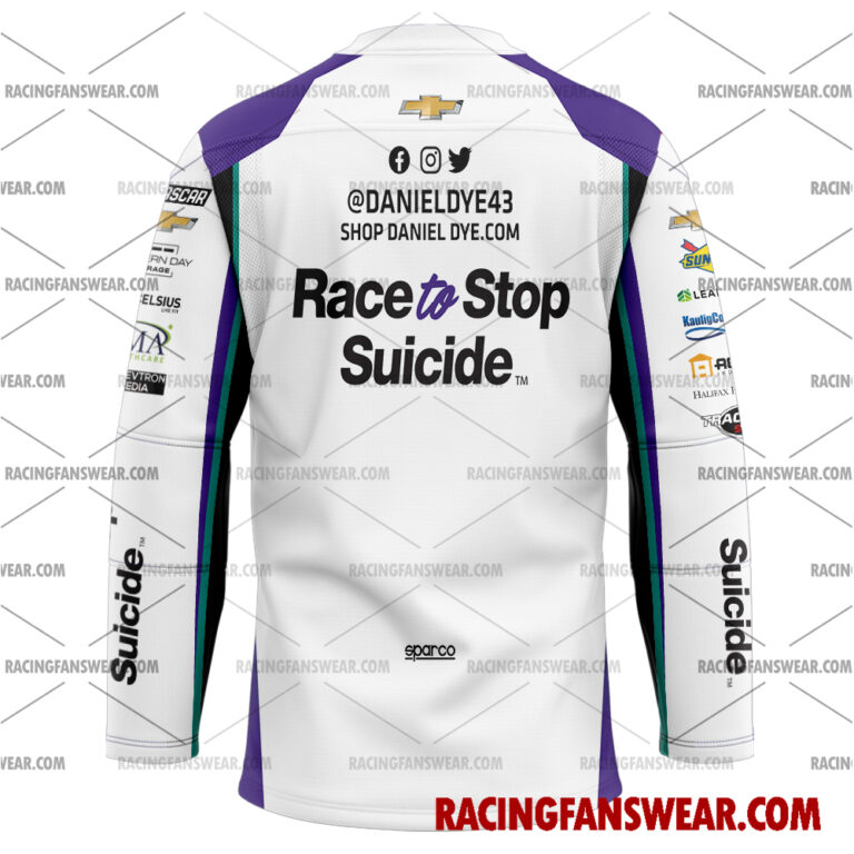 Nascar store - Loyal fans of Daniel Dye's Men's Baseball Jersey,Women's Baseball Jersey,Kid's Baseball Jersey,Men's Hockey Jerseys,WoMen's Hockey Jerseys,Youth's Hockey Jerseys:vintage nascar racing suit,uniform,apparel,shirts,merch,merchandise,jersey,hoodie,jackets,shorts,sweatshirt,outfits,clothes