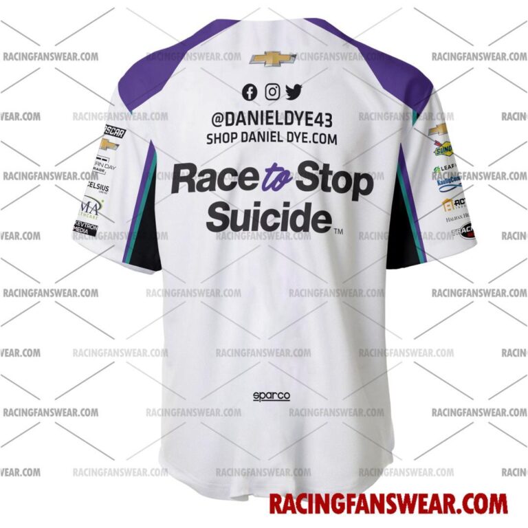 Nascar store - Loyal fans of Daniel Dye's Men's Baseball Jersey,Women's Baseball Jersey,Kid's Baseball Jersey,Men's Hockey Jerseys,WoMen's Hockey Jerseys,Youth's Hockey Jerseys:vintage nascar racing suit,uniform,apparel,shirts,merch,merchandise,jersey,hoodie,jackets,shorts,sweatshirt,outfits,clothes