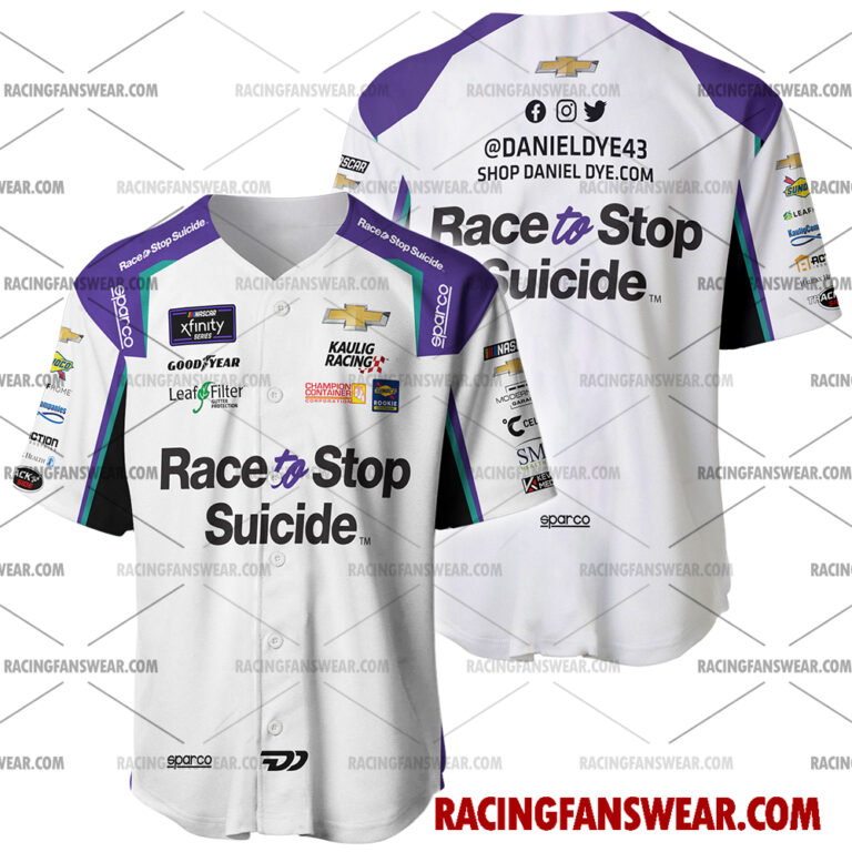 Nascar store - Loyal fans of Daniel Dye's Men's Baseball Jersey,Women's Baseball Jersey,Kid's Baseball Jersey,Men's Hockey Jerseys,WoMen's Hockey Jerseys,Youth's Hockey Jerseys:vintage nascar racing suit,uniform,apparel,shirts,merch,merchandise,jersey,hoodie,jackets,shorts,sweatshirt,outfits,clothes
