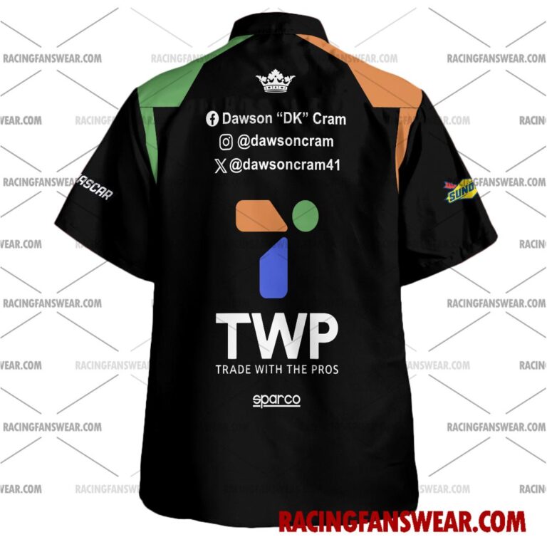 Nascar store - Loyal fans of Dawson Cram's Unisex Hawaiian Shirt,Unisex Polo Shirt,Kid Hawaiian Shirt,Kid Polo Shirt:vintage nascar racing suit,uniform,apparel,shirts,merch,merchandise,jersey,hoodie,jackets,shorts,sweatshirt,outfits,clothes